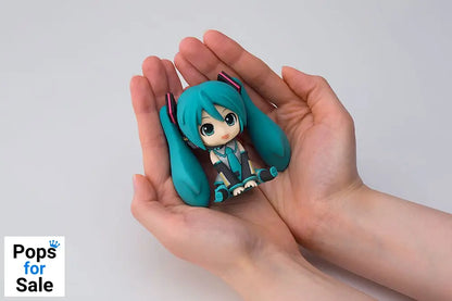 Character Vocal Series 01: Hatsune Miku Piapro Characters Rubber Mascot Nendroid Plus Mini Figure Hatsune Miku 8 cm