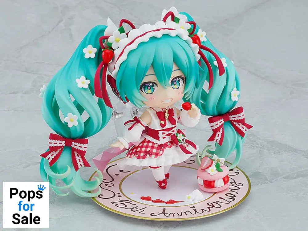 Character Vocal Series 01 Nendoroid Action Figure Hatsune Miku 15th Anniversary Ver. 10 cm