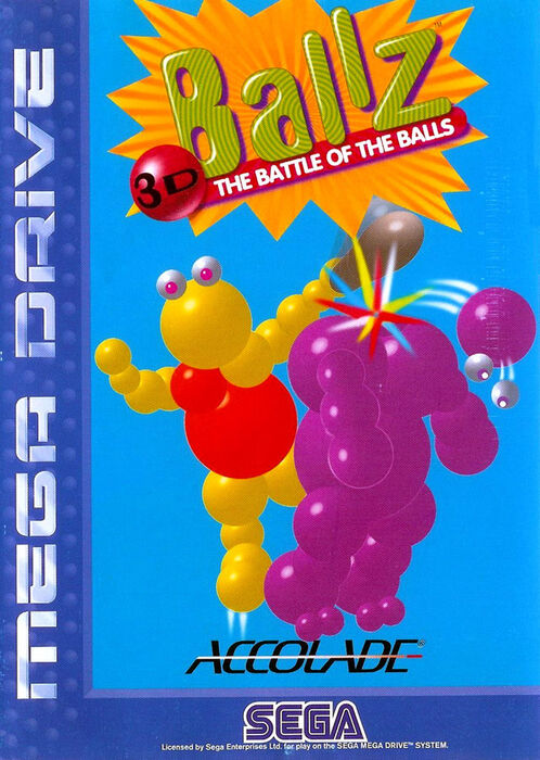 Ballz 3D: The Battle of the Ballz for Sega Mega Drive (MD)