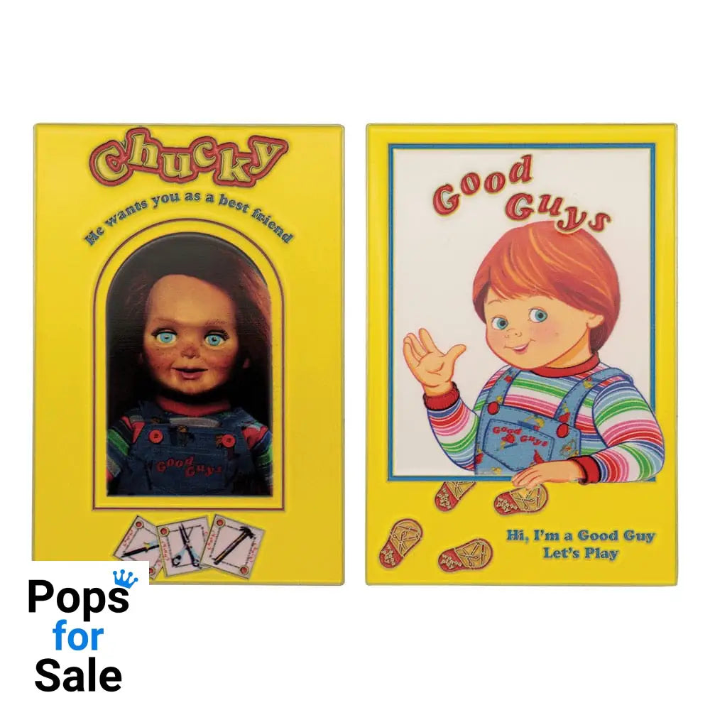 Child´s Play Ingot and Spell Card Chucky Limited Edition Coins