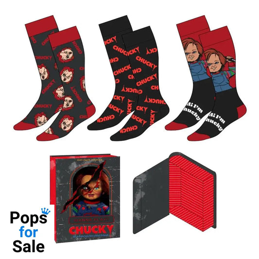 Chucky (Child´s Play) Socks 3-Pack 38-45