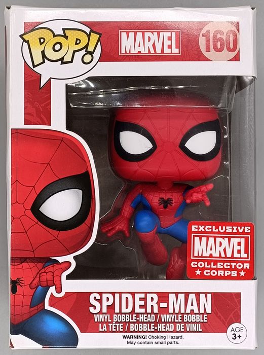 #160 Spider-Man (Action Pose) - Marvel Collector Box Damaged Funko POP