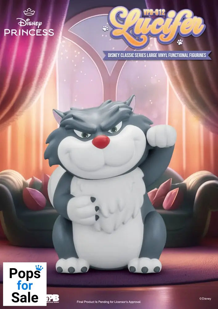 Cinderella Piggy Vinyl Bank Lucifer 33 cm