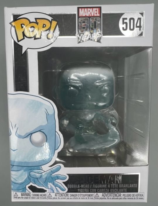 504 Iceman (First Appearance) - Marvel 80 Years - Damaged Box Funko POP