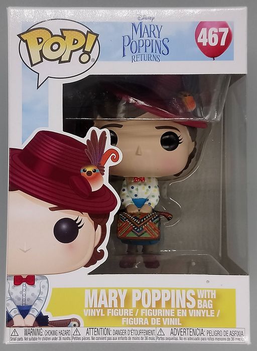 467 Mary Poppins (with Bag) Disney Mary Poppins Funko POP - Box Damaged