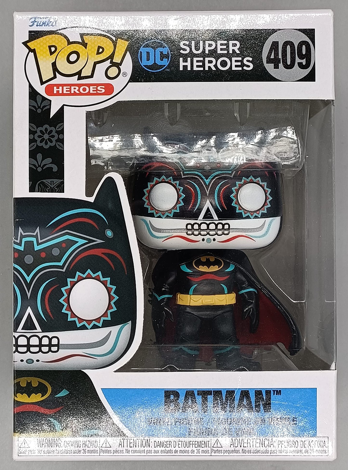 409 Batman - DC - Dia De Los Day of the Dead - Funko POP - Box Damaged