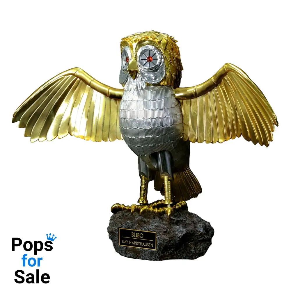 Clash of the Titans Statue Ray Harryhausens Bubo Gold Patina Edition Normal Ver. 34 cm
