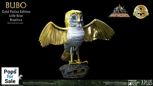 Clash of the Titans Statue Ray Harryhausens Bubo Gold Patina Edition Normal Ver. 34 cm