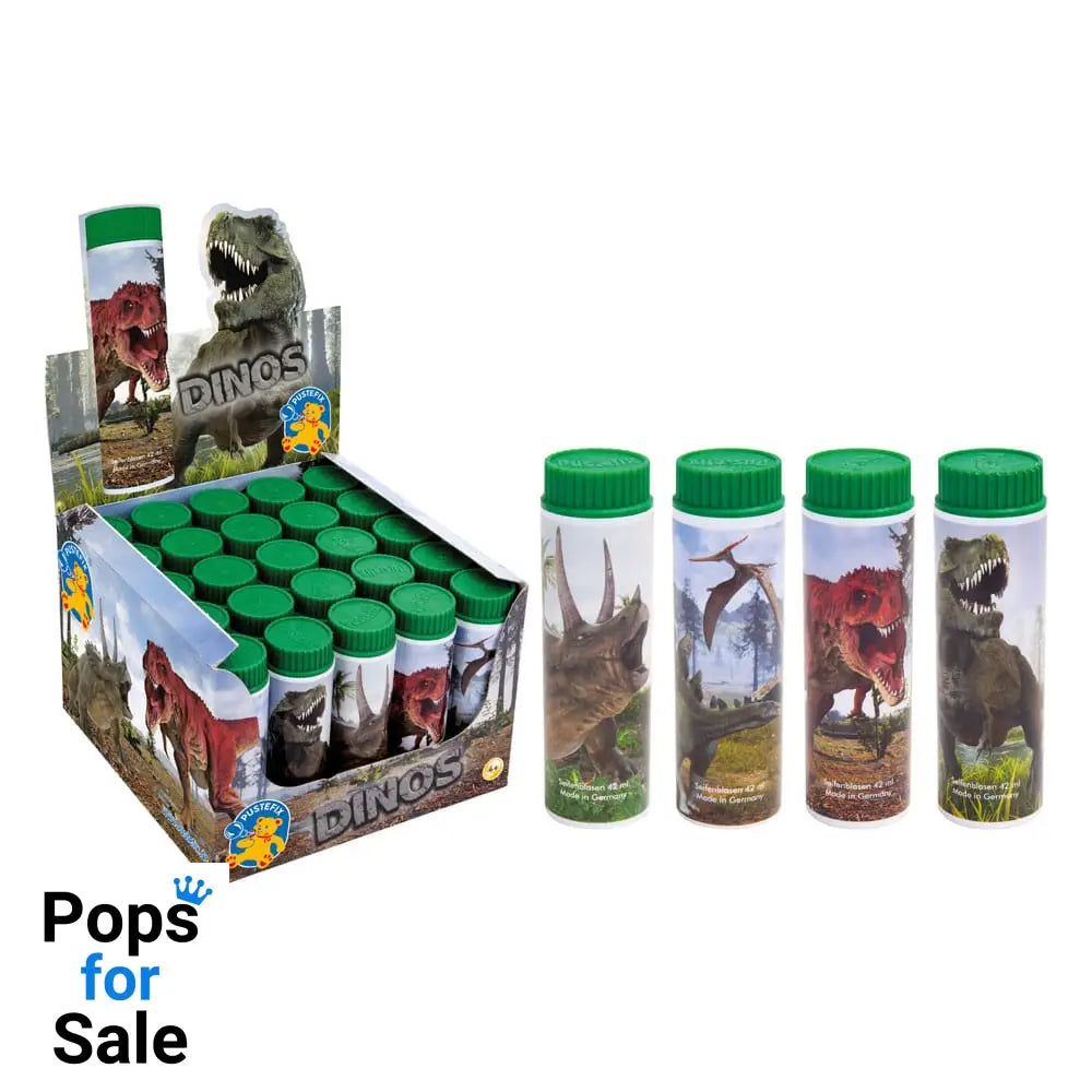 Classic Pustefix Soap Bubble Bottle Dinosaurs Assortment (25)