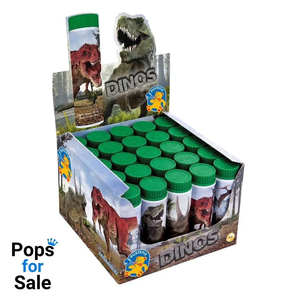Classic Pustefix Soap Bubble Bottle Dinosaurs Assortment (25)