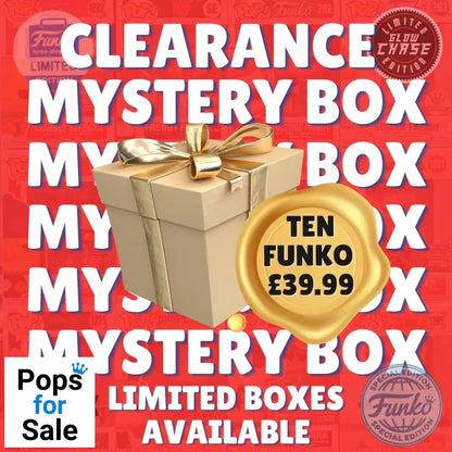 Clearance Mystery Box - Ten Funko POP’s! POP Figures!