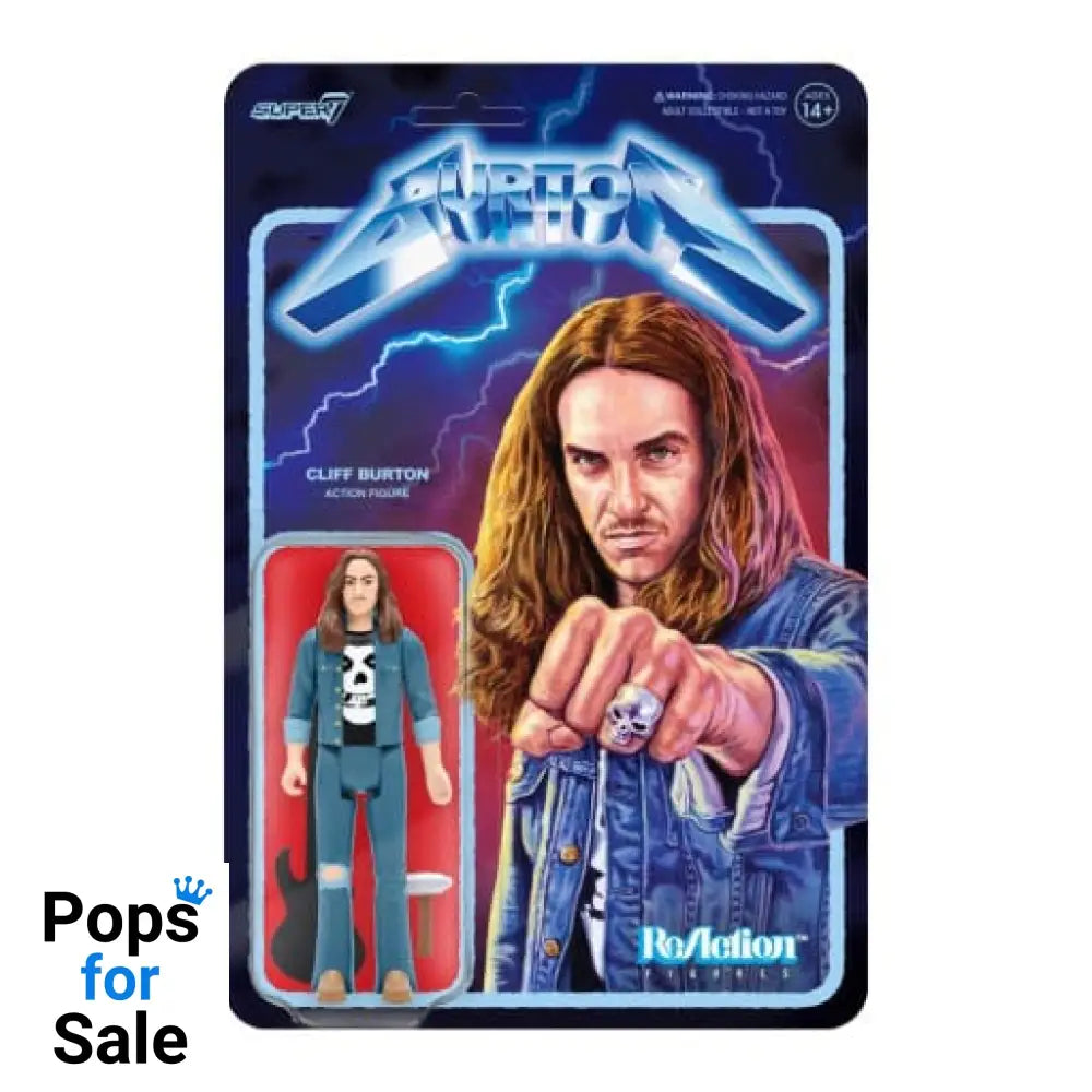 Cliff Burton ReAction Action Figure Wave 01 Cliff Burton 10 cm