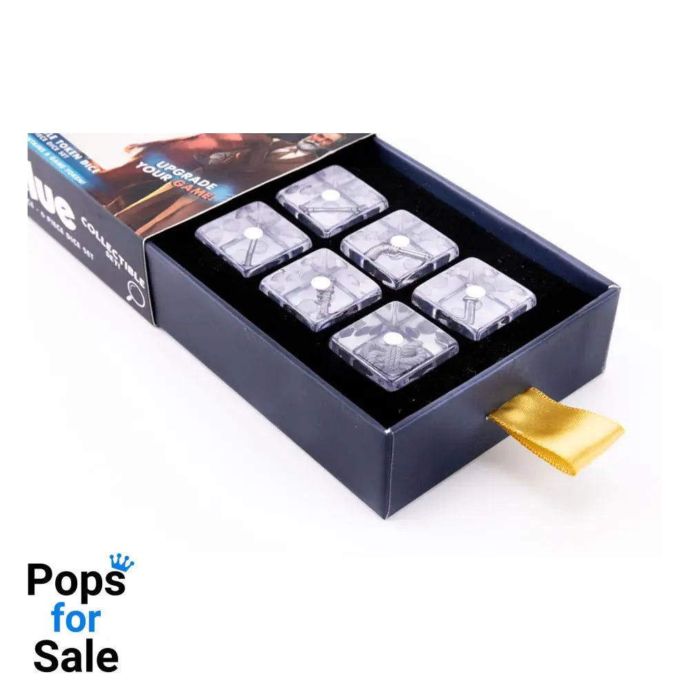 Cluedo Dice Set Token Weapons