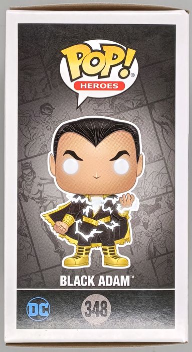 #348 Black Adam - Glow - DC Super Heroes Funko POP