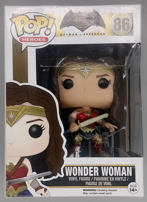 #86 Wonder Woman - DC Batman vs Superman - Box Damaged Funko POP