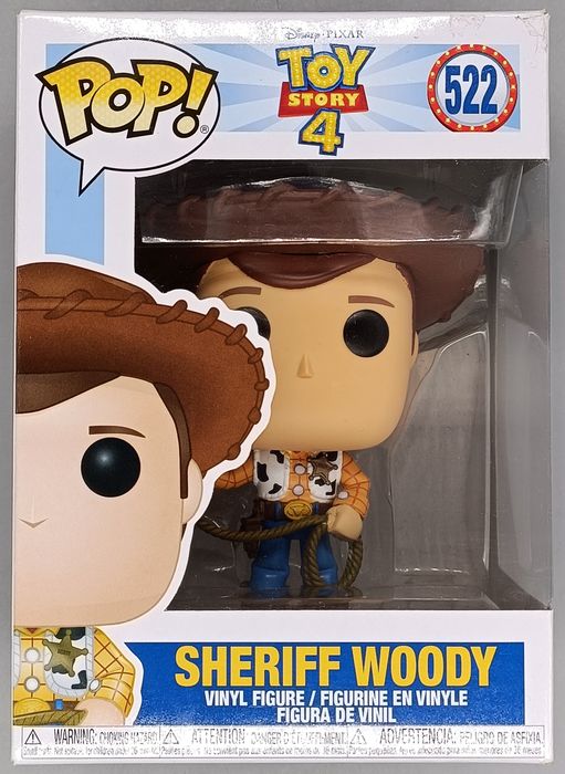 522 Sheriff Woody - Disney - Toy Story 4 - Funko POP - Box Damaged