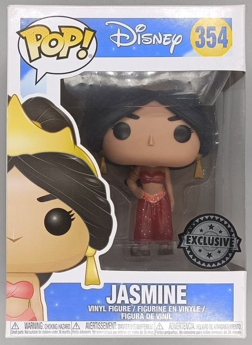 354 Jasmine - Glitter - Disney Aladdin - Funko POP - Box Damaged