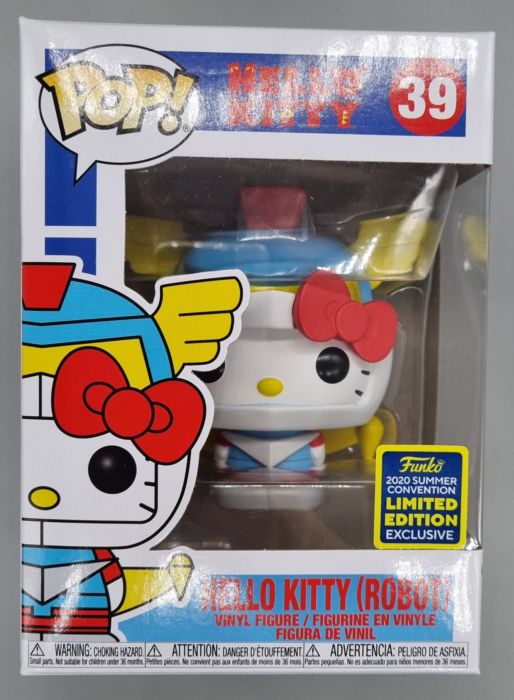 39 Hello Kitty (Robot) - Sanrio - 2020 Con Release Funko POP