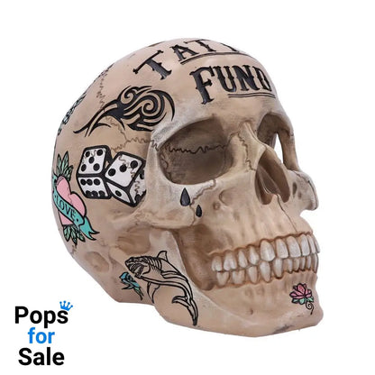 Coin Bank Skull Tattoo Fund Banks