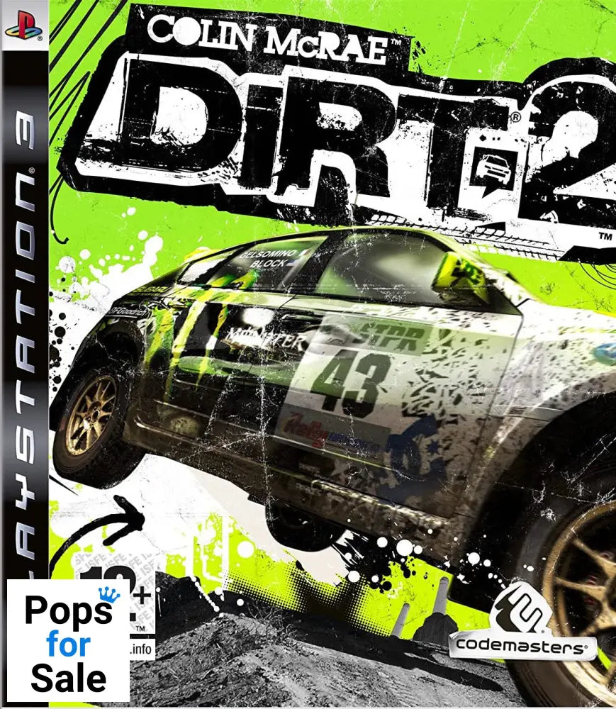 Colin McRae DiRT 2 for the Playstation 3 (PS3) - [Liquid Damaged]