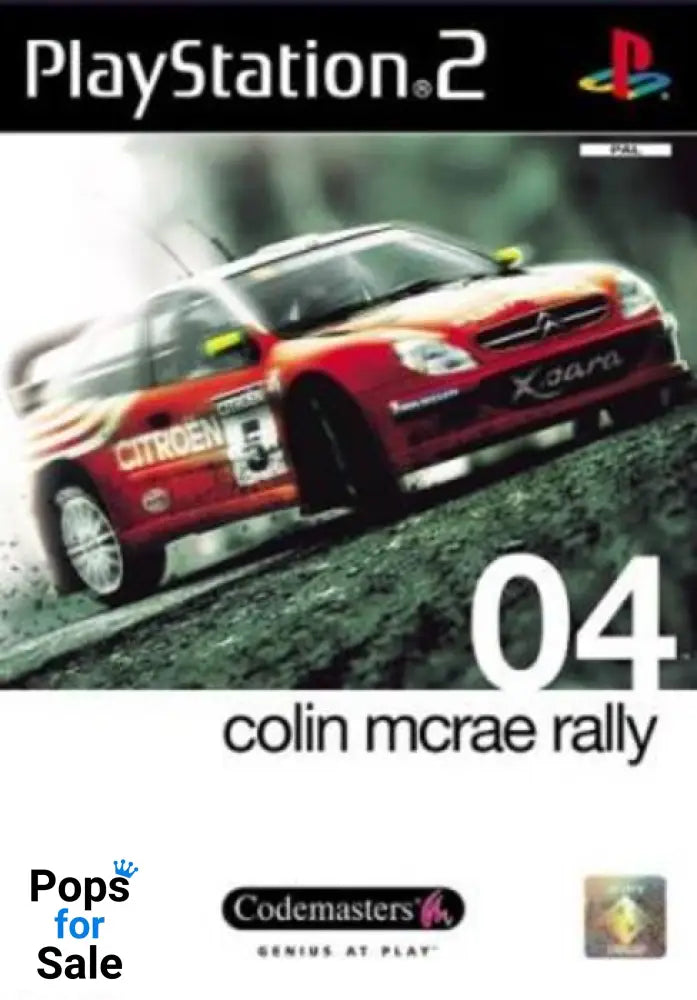 Colin McRae Rally 4 for Playstation 2 (PS2)