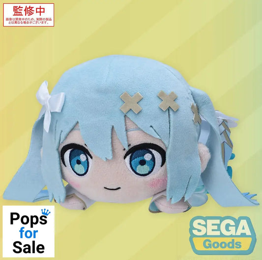 COLORFUL STAGE! The Movie: A Miku Who Can't Sing Nesoberi Lay-Down Plush Figure Hatsune Miku Unshuttered Sekai 16 cm