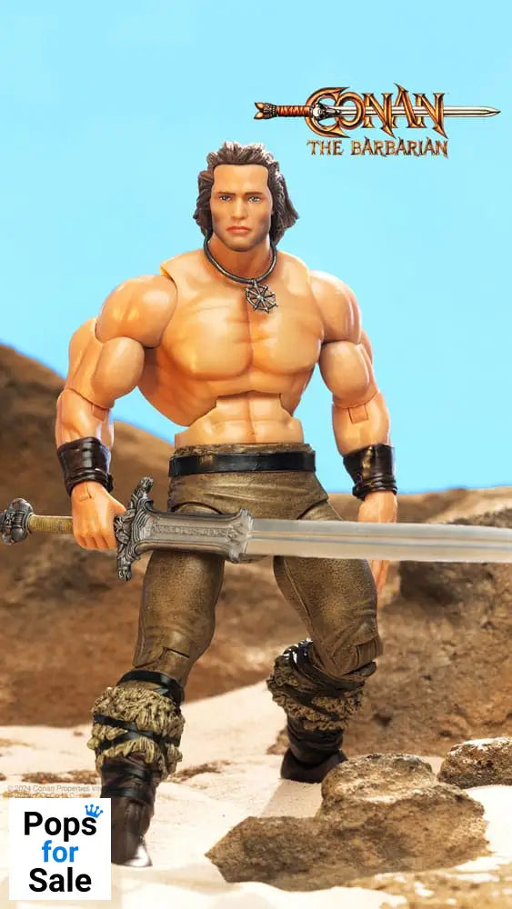 Conan the Barbarian 1982 Deluxe Action Figure Conan Iconic Pose 18 cm