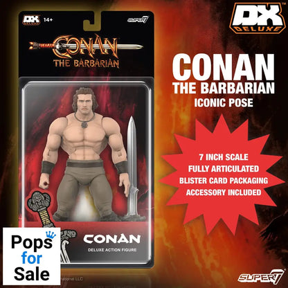 Conan the Barbarian 1982 Deluxe Action Figure Conan Iconic Pose 18 cm