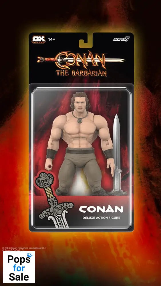 Conan the Barbarian 1982 Deluxe Action Figure Conan Iconic Pose 18 cm