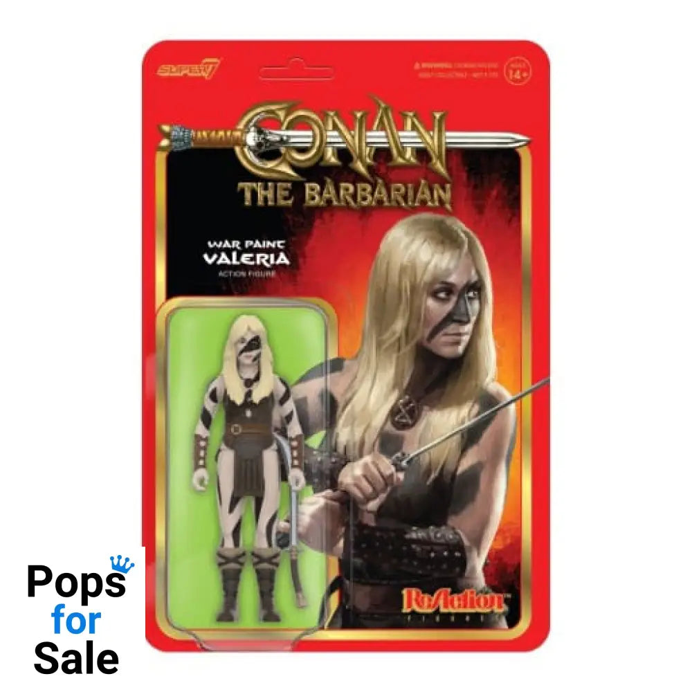 Conan The Barbarian ReAction Action Figure Wave 02 Valeria (War Paint) 10 cm