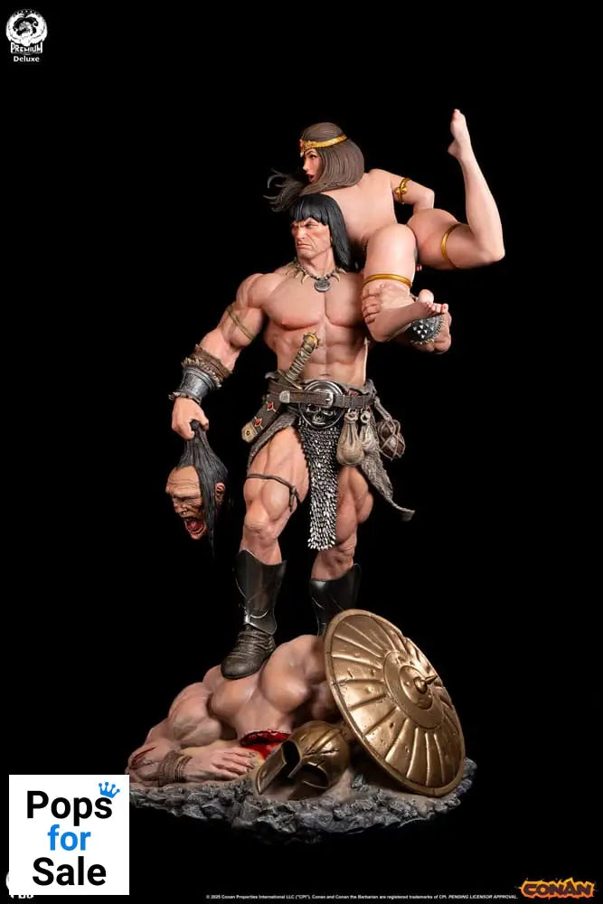 Conan the Barbarian Statue 1/4 Conan Deluxe Edition 63 cm