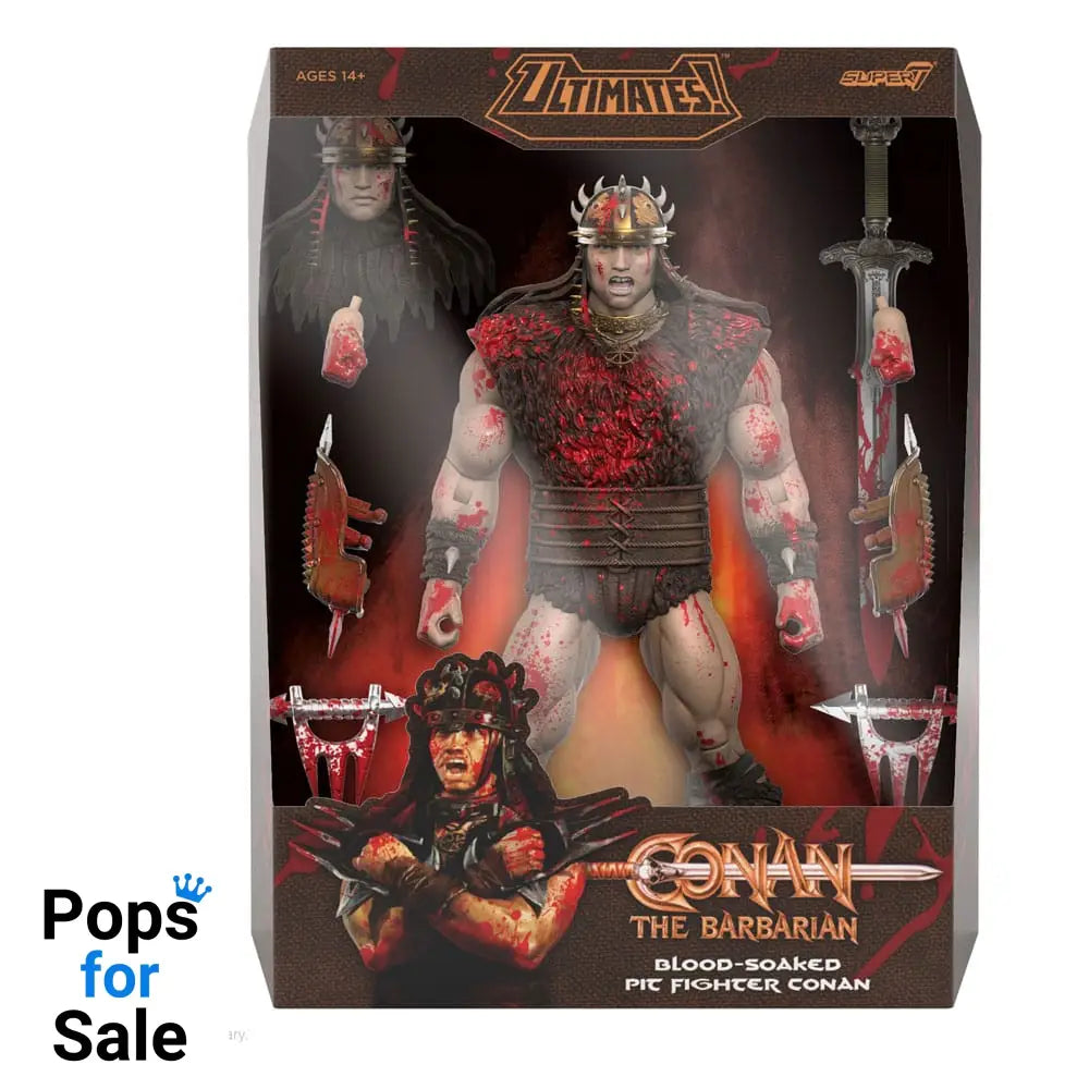 Conan the Barbarian Ultimates Action Figure Conan Blood Soaked Pit Fighter 18 cm