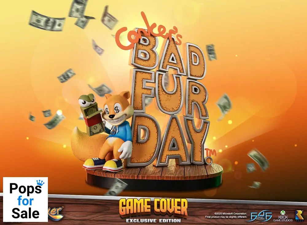 Conker´s Bad Fur Day Statue Game Cover Exclusive Edition 45 cm