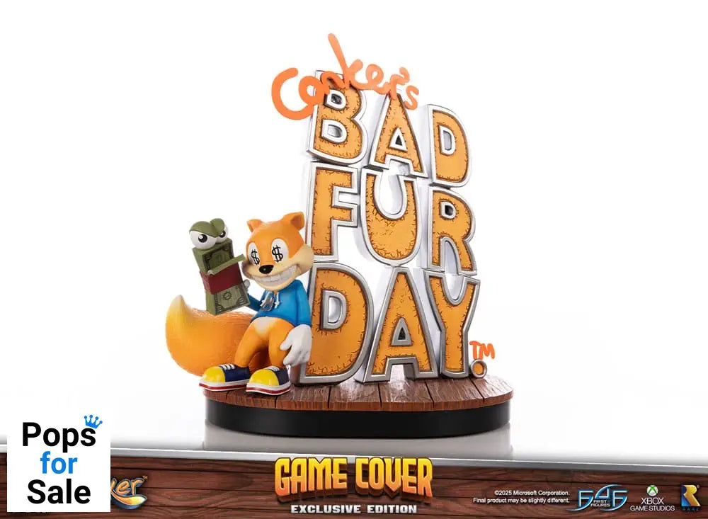 Conker´s Bad Fur Day Statue Game Cover Exclusive Edition 45 cm