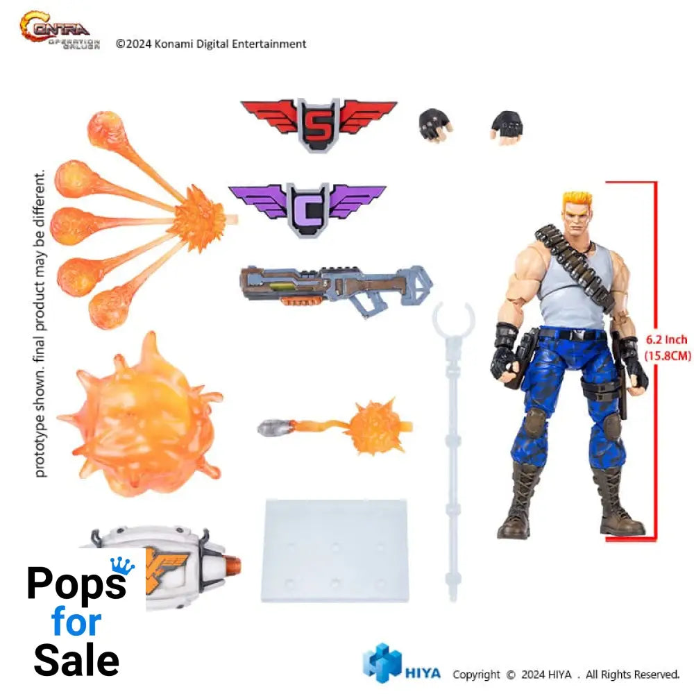 Contra: Operation Galuga Exquisite Basic Action Figure Bill Rizer 16 cm