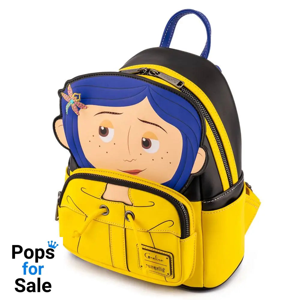 Coraline by Loungefly Backpack Laika Coraline Rain Coat Cosplay