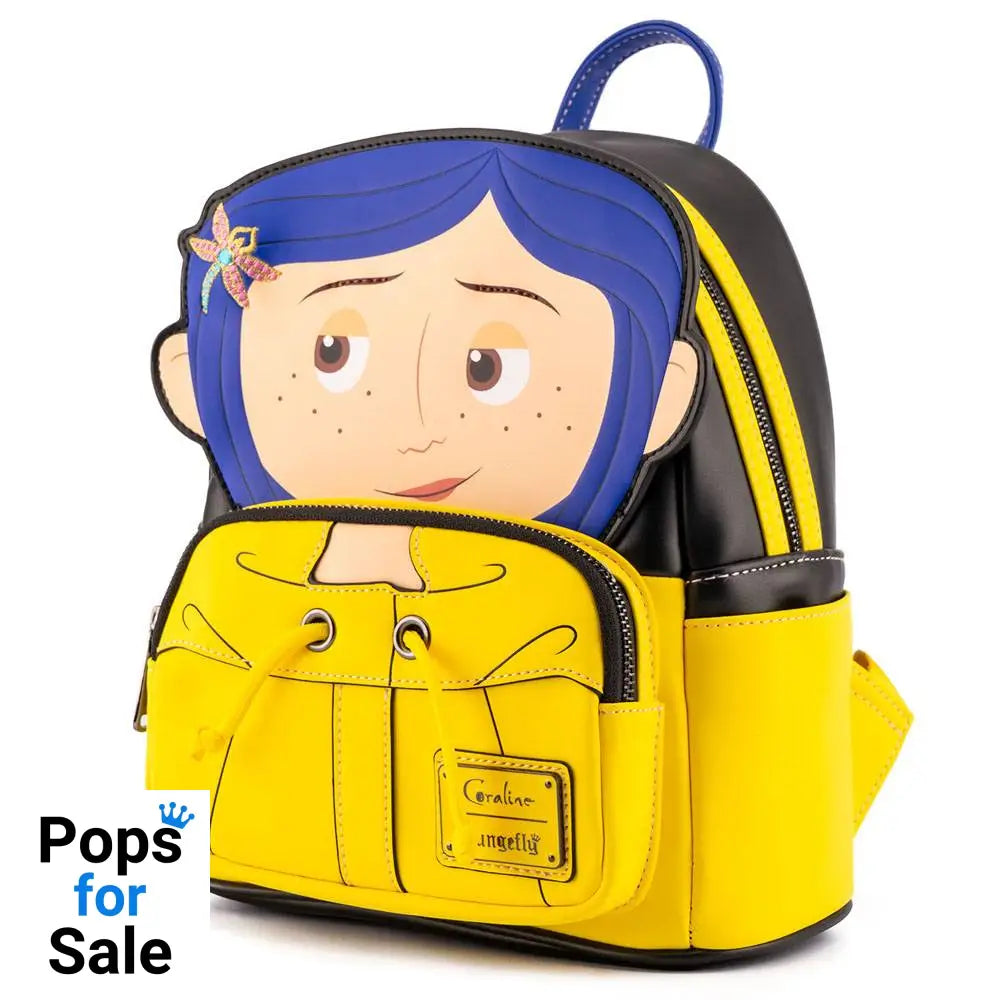 Coraline by Loungefly Backpack Laika Coraline Rain Coat Cosplay