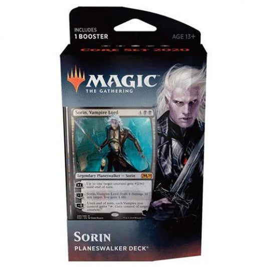 Magic The Gathering: Core Set 2020 Planeswalker Deck Sorin Card games