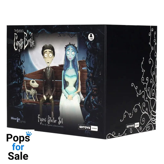 Corpse Bride Gift Set figure & Keyring Victor & Emily