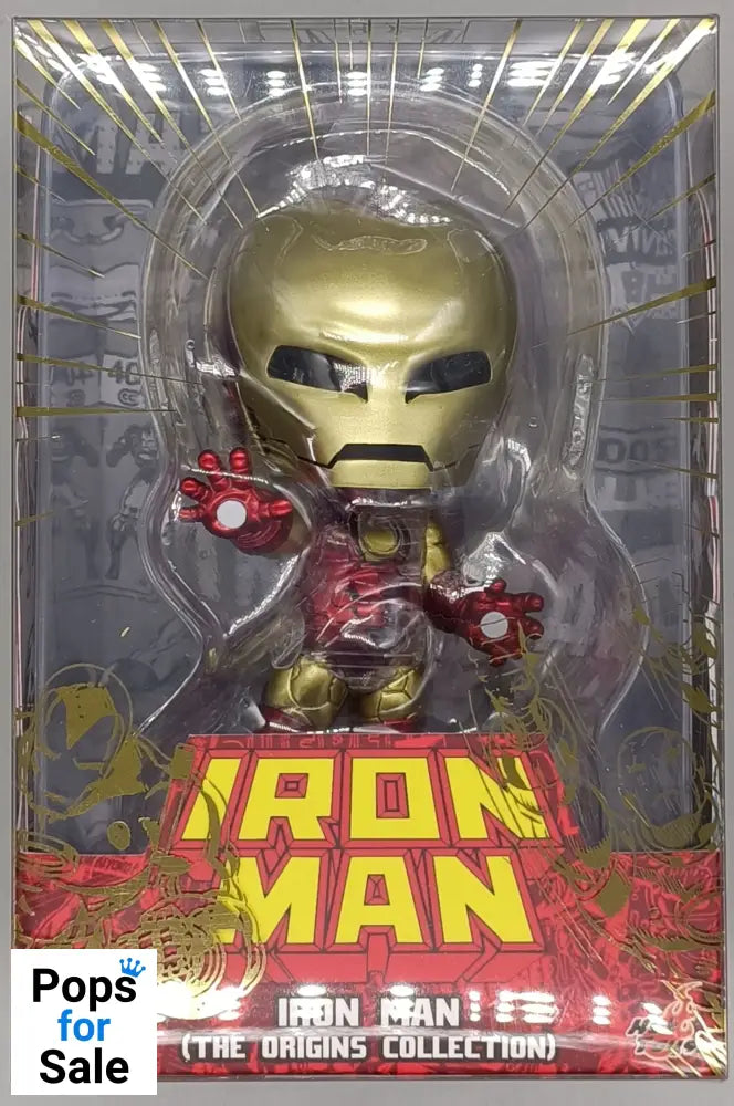 Cosbaby Iron Man (The Origins Collection) - Marvel Comics - Hot Toys- Brand New