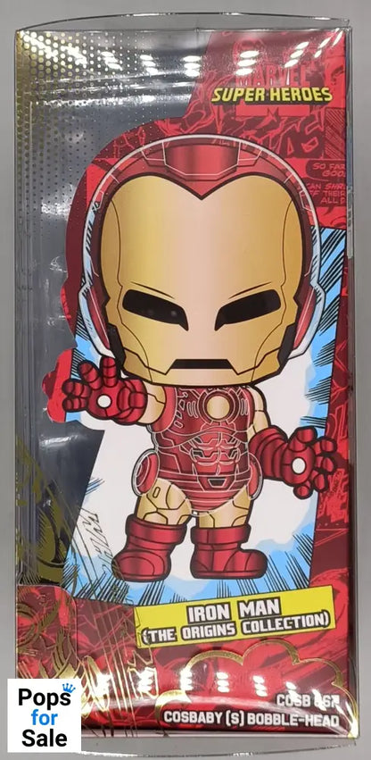 Cosbaby Iron Man (The Origins Collection) - Marvel Comics - Hot Toys- Brand New