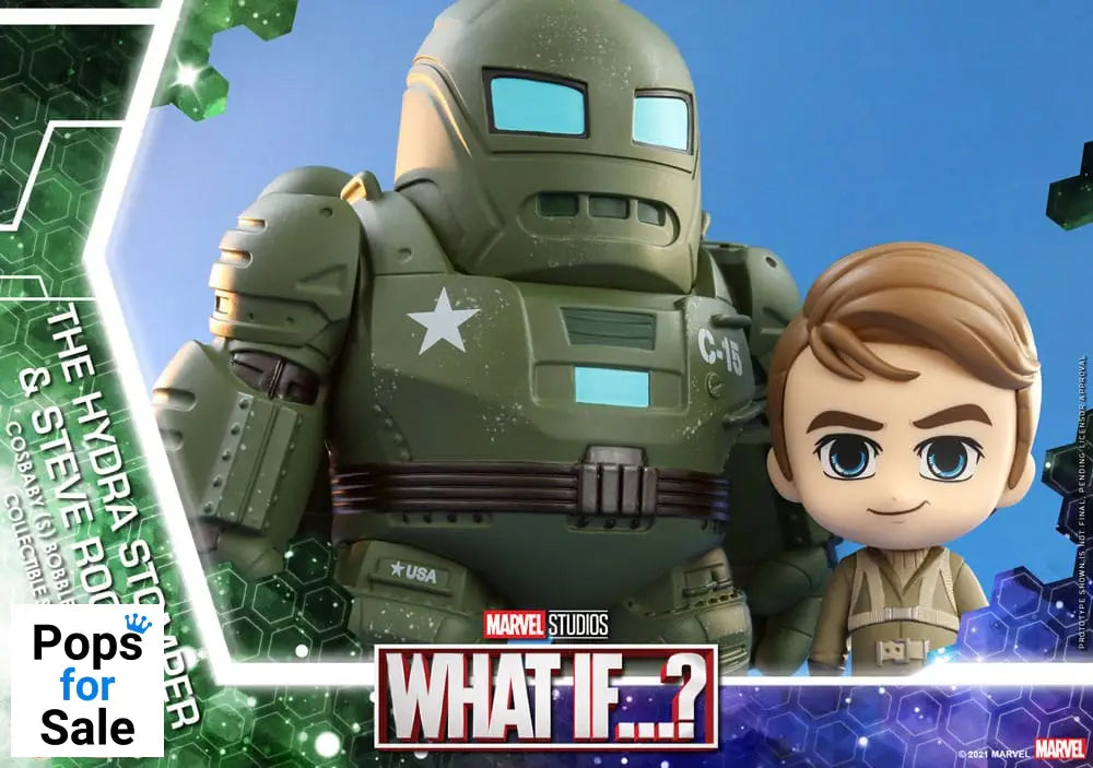 Cosbaby The Hydra Stomper & Steve Rogers Marvel What If...? - Hot Toys Brand New On Demand