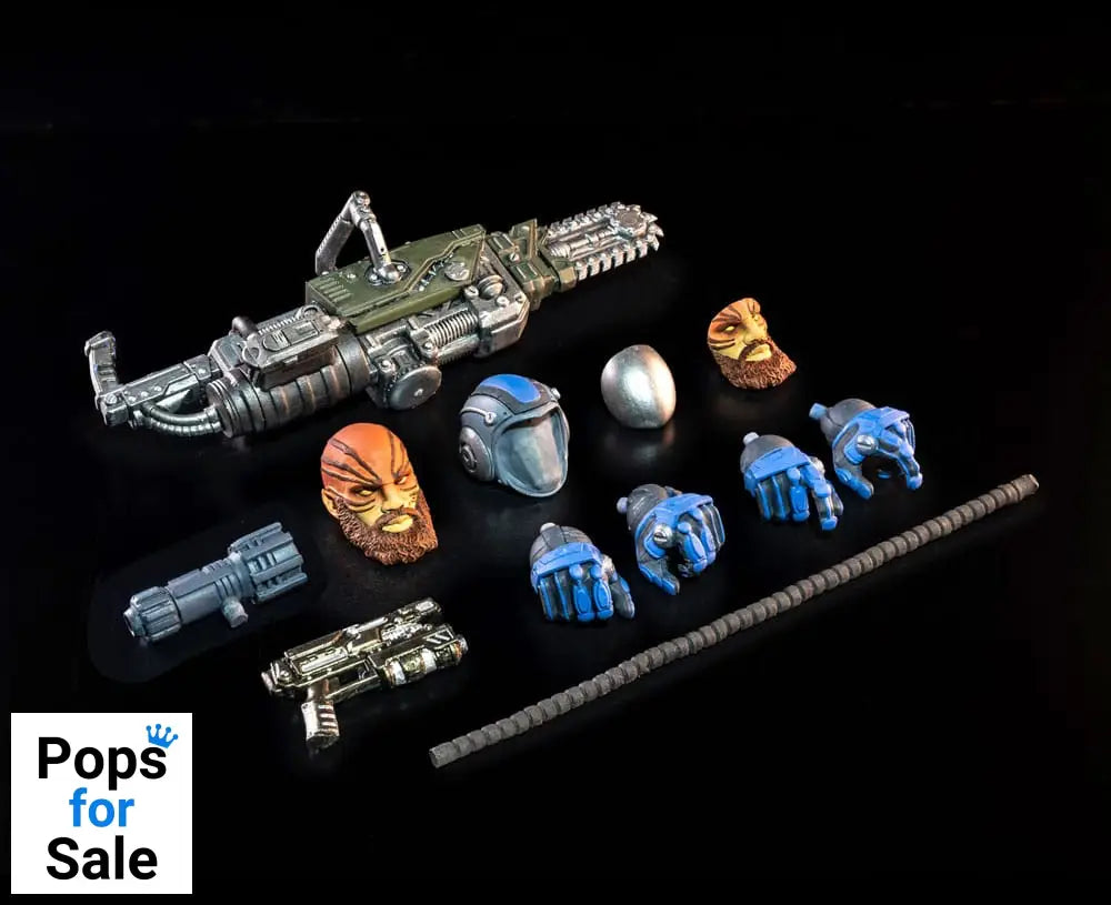 Cosmic Legions: OxKrewe Book One Thraxxon Actionfigur Vellok Speer (Deluxe)