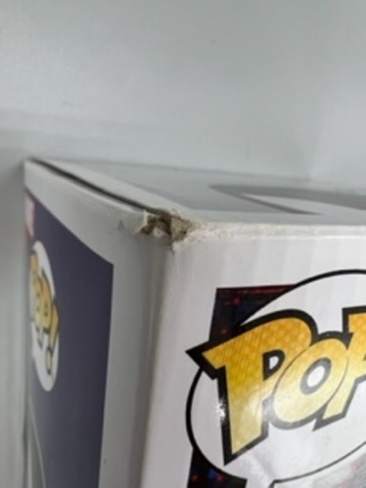 #402 Miles Morales Marvel Spiderman Into the Spiderv Box Damaged Funko POP