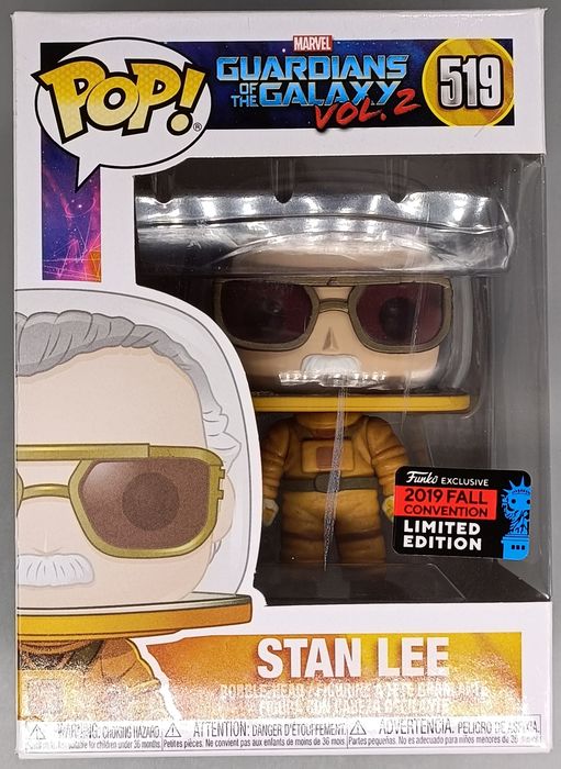 #519 Stan Lee (Watcher Informant) - Marvel - Guardian Box Damaged Funko POP