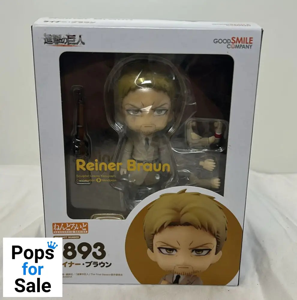 (CPY)Attack on Titan Nendoroid Figure Reiner Braun (Damaged Box) Nendoroid