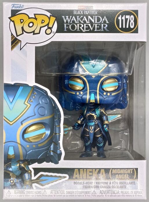 1178 Aneka (Midnight Angel) Marvel Wakander Forever Funko POP - Box Damaged