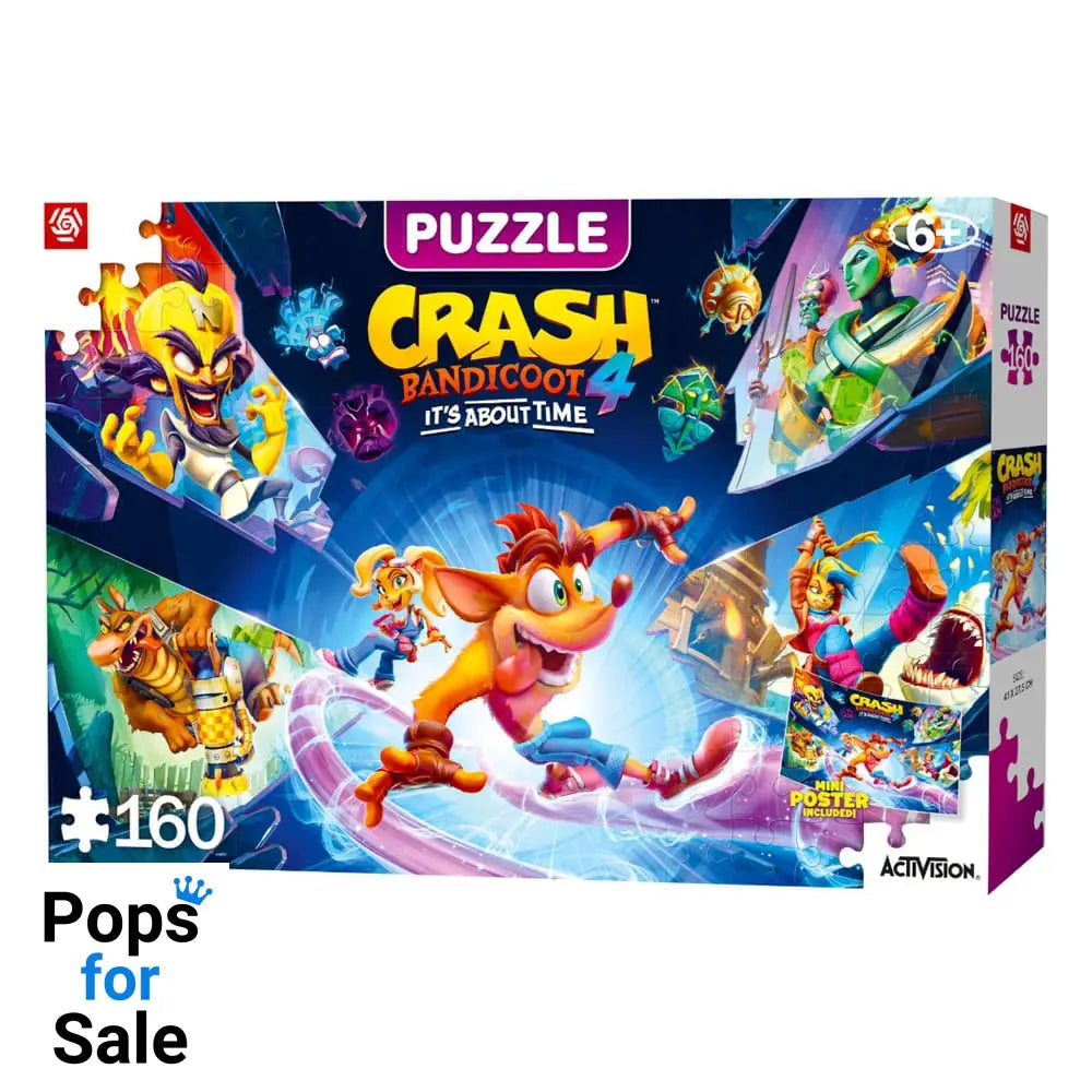 Crash Bandicoot 4 Kids Puzzle It's About Time (160 pieces)