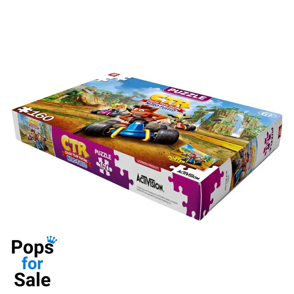 Crash Bandicoot Kids Puzzle Team Racing Nitro-Fueled (160 pieces)