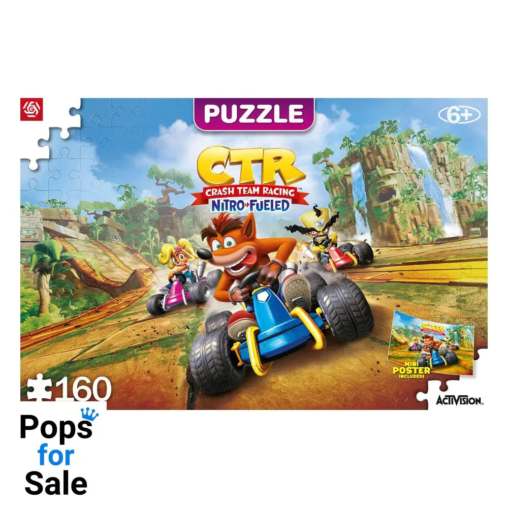 Crash Bandicoot Kids Puzzle Team Racing Nitro-Fueled (160 pieces) Puzzles